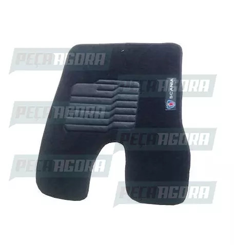 TAPETE CARPETE ORIGINAL MODELADO C/LOGO SC MOTORISTA PRETO PREMIUM (459422)