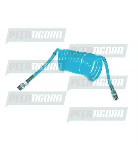 MANGUEIRA ESPIRAL CARRETA NYLON MODERNA M16 6,5MT AZUL TOP (420636)