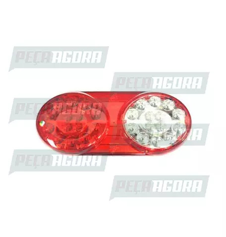 LANTERNA TRASEIRA CARRETA RANDON 2015 COM 28 LEDS ESQUERDO PRADOLUX PL0892 (4434