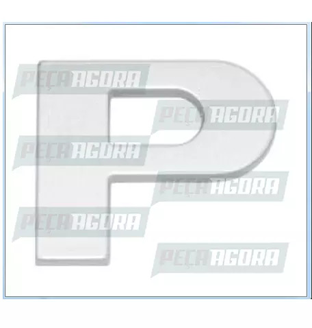 EMBLEMA PLASTICO LETRA ORIGINAL PARA SCANIA SERIE 4 ''P'' (425540)