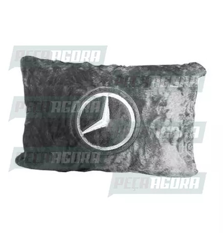 ALMOFADA PELUCIA CHINIL 45X45/50X40/50X50 C/LOGO MB CZ (447761)