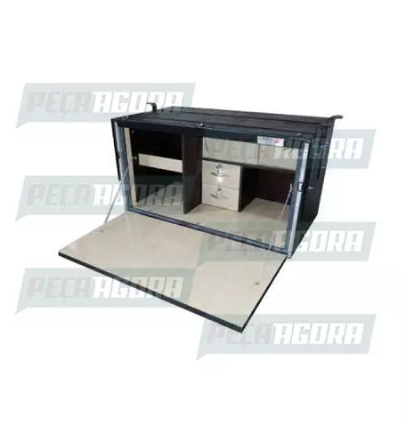 CAIXA COZINHA MASTER MADEIRA 1,10MT GAVETA PRATELEIRA FORMICA (443832)