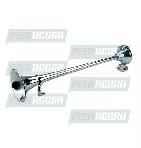 BUZINA SOLENOIDE CROMADA METAL SUPER MEDIA BIVOLT (452579)