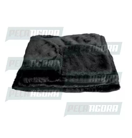CAPA PELUCIA CHINIL SOFA INDIV.C/LOGO VW 2000 MOTORISTA/CARONA GAUCHA PRETA (457