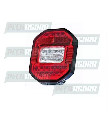 LANTERNA TRASEIRA MARMITAO EURO 5 LED SEM LUZ PLACA BIVOLT BRASLUX (442984)