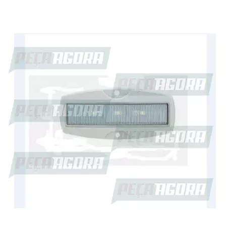 LANTERNA INTERNA BAU 3 LEDS EMBUTIR BIVOLT COM FIO CR BRASLUX (443109)