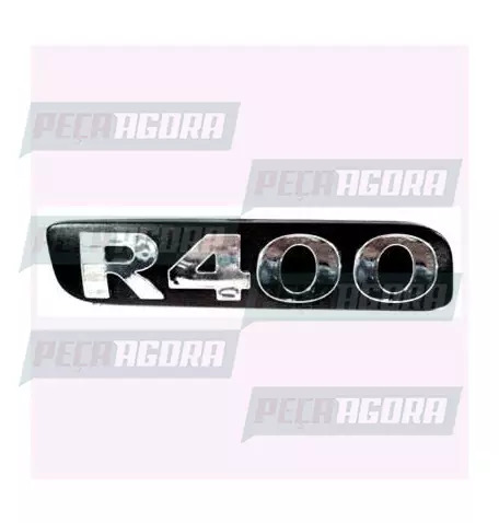EMBLEMA PLASTICO GRADE CROMADO PARA SCANIA SERIE 5 ''R400'' (448142)