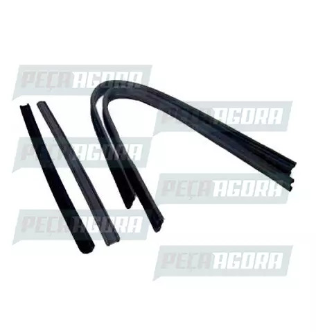 CANALETA VIDRO VOLKSWAGEN DELIVERY/WORKER SEM PESTANA (4 PECAS) UNIVEL (442082)