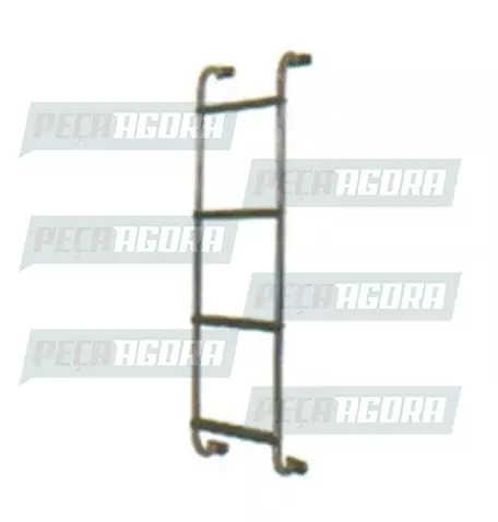 ESCADA TRASEIRA PRETA VOLVO NL10/12 BAIXA/VM NICOLINI (423178)