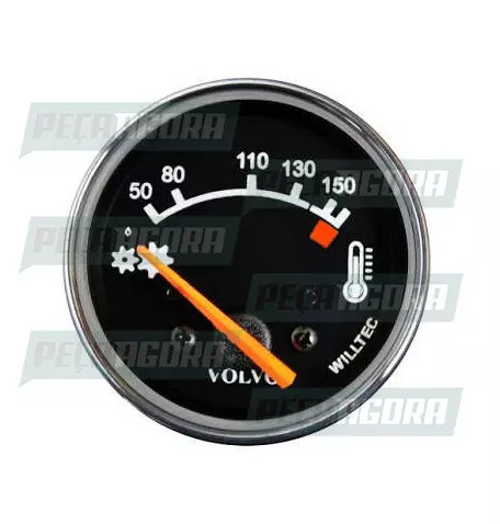 RELOGIO VOLVO TERMOMETRO ELETRICO OLEO 50-150 24V 60MM CROMADO (455903)