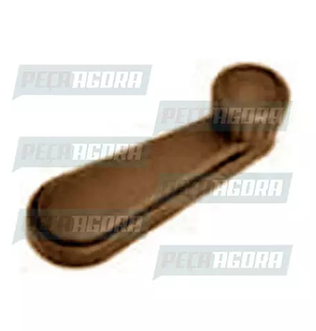 MANIVELA VIDRO VOLKSWAGEN CAMINHAO 87 ... PLASTICA PRETA BRIM (444777)
