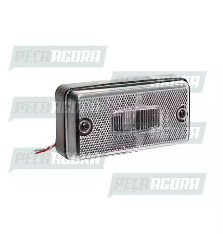 LANTERNA LATERAL FACCHINI RETANGULAR COM CABOS - CR PL0606 PRADOLUX (454694)