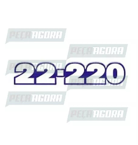EMBLEMA RESINADO QUALIDADE ORIGINAL ''22.220'' FRONTAL (423910)