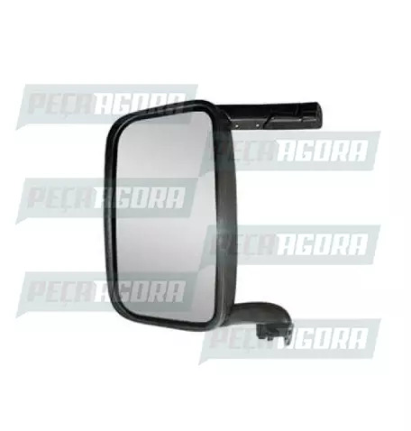 ESPELHO PARA SCANIA 124 ESQUERDO COM BRACO COM DESEMBACADOR SEM AUXILIAR (BRACO 