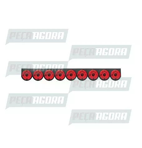 LANTERNA TRASEIRA 09 LENTES COM SUPORTE - VM PL0190 (459027)