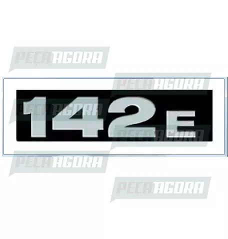 EMBLEMA PLASTICO CAPO ORIGINAL PARA SCANIA 142 ''142E'' (425543)