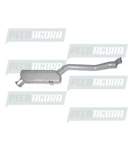 TUBO SAIDA CATALISADOR COM SILENCIOSO PARA SCANIA P/G/R HIGHLINE (1549217/151057