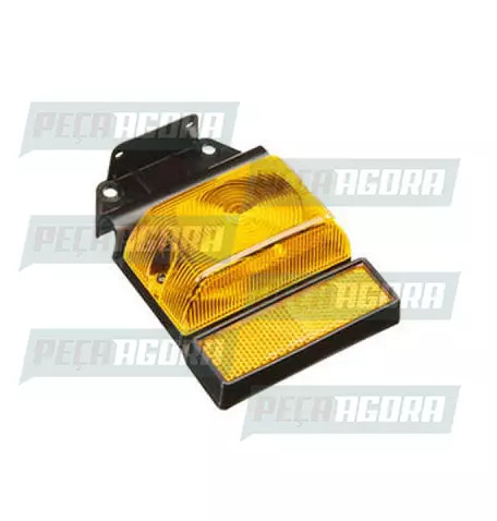 LANTERNA LATERAL BAU GRANDE COM REFLETOR SUPORTE FLEXIVEL 1 POLO AM SINALSUL 112