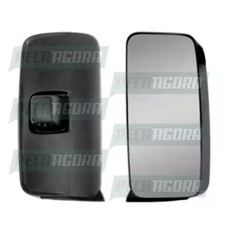 CARCACA ESPELHO RETROVISOR LE ESQUERDO SEM ESPELHO MB ATEGO II 1315 1418 1518 17