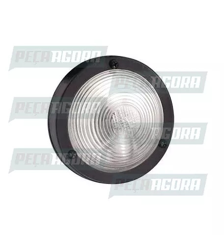 LANTERNA LATERAL COM SOQUETE ARO PRETO CR PRADOLUX LED PL0512 (458172)