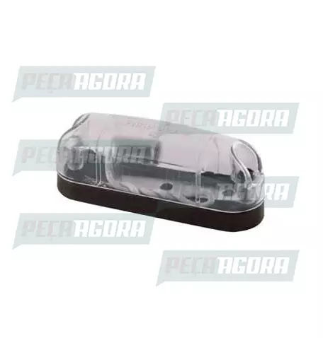 LANTERNA LATERAL PALITINHO ARREDONDADA LAMPADA 69-CR PRADOLUX PL0480 (442880)