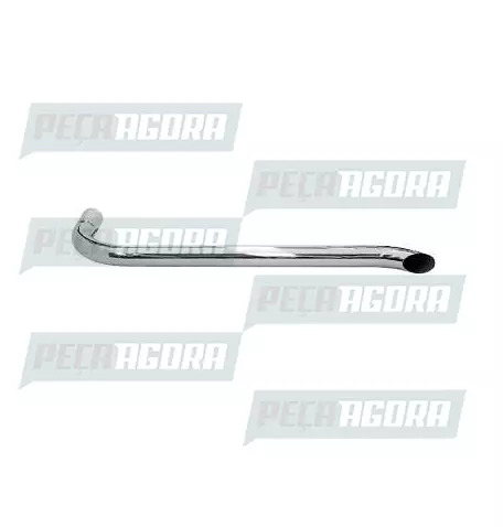 TUBO ESCAPAMENTO LATERAL 5'' 1590MM UNIVERSAL CROMADO TB1199 FABBOF (456405)