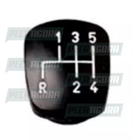 TAMPINHA BOLA CAMBIO PUNHO 05 MARCHAS MERCEDES BENZ/ATEGO/AXOR/ACTROS PRETO RE A