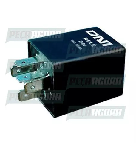 RELE PARADA SOLICITADA ONIBUS 5 TERMINAIS SEM SUPORTE 24V DNI 0309 (0042004174.)