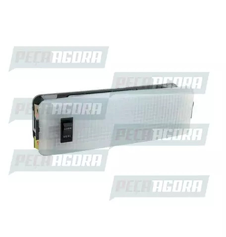 LANTERNA TETO INTERNO MERCEDES BENZ 1114/1618/1941 BICUDO COM INTERRUPTOR - PL04