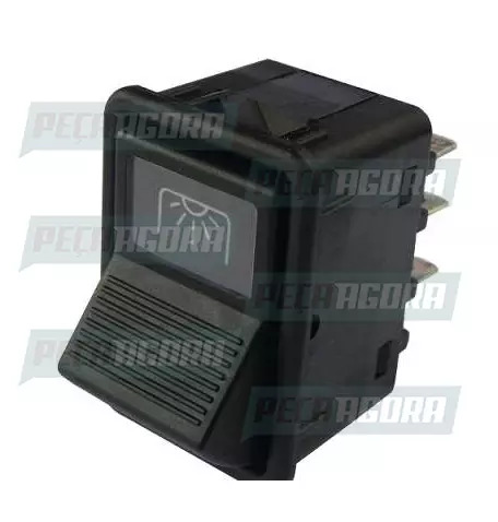 INTERRUPTOR ILUMINACAO INTERNA 24V MB CAMINHAO/ONIBUS C/LUZ (3595457614)