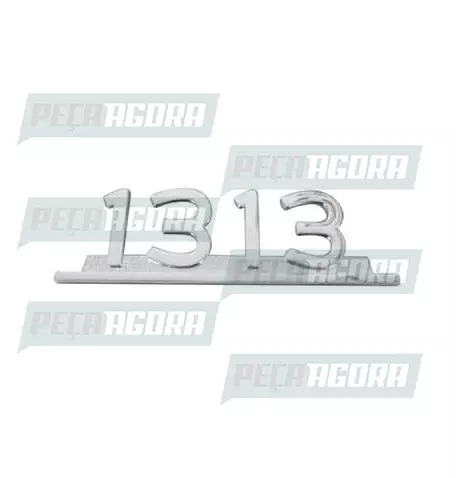 EMBLEMA ZAMAC CROMADO''1313'' (422956)