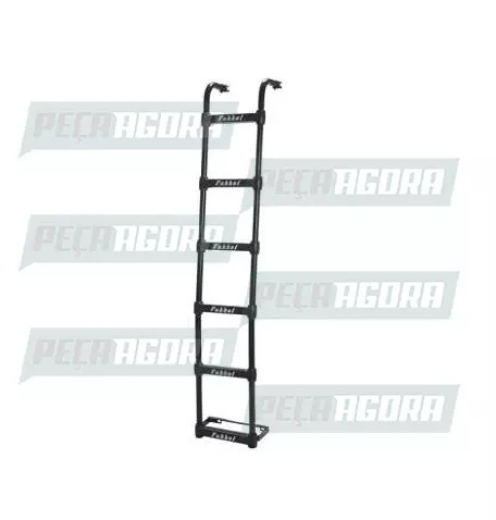 ESCADA TRASEIRA CROMADA PARA SCANIA NTG RH450/RH500 R HIGHLINE 2019 LONGA 2044MM