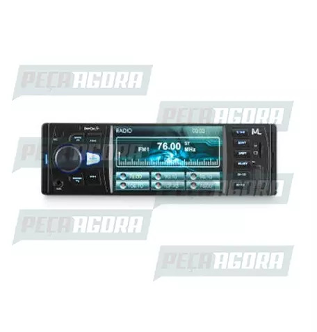 RADIO BT MP5 PLAYER 12V COM USB CARTAO SD AUTOMOTIVO ROCK 4 - P3325 (453955)