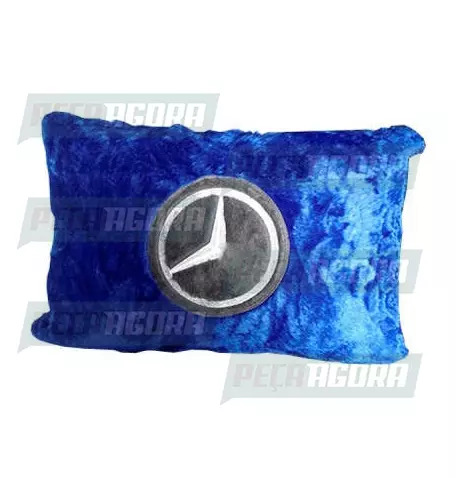 ALMOFADA CHINIL CURLY 45X45/50X40/50X50 C/LOGO MB AZ (447839)