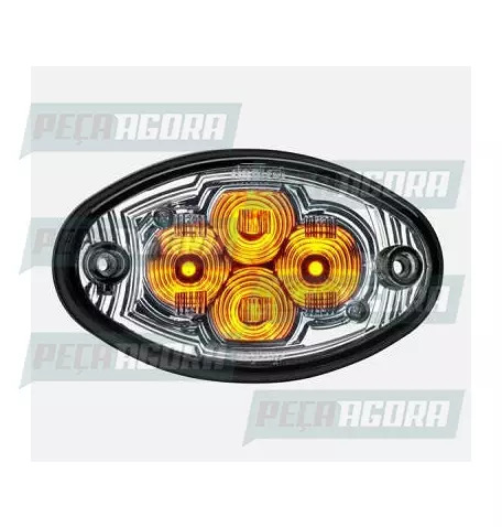 LANTERNA DIANTEIRA DIRECIONAL 4 LEDS OVAL 24V CR 2091 (452830)