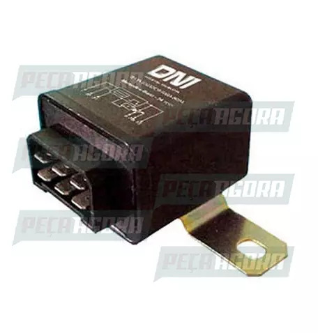 RELE 6 TERMINAIS 24V LIMPADOR/PARA-BRISA MERCEDES BENZ DUPLA FIXACAO DNI 0821 (4