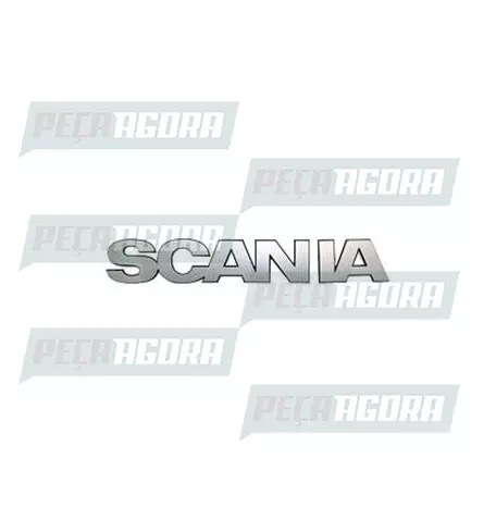 EMBLEMA PLASTICO LATERAL''PARA SCANIA'' G/R S SO LETRAS 2010... CROMADO (455265)