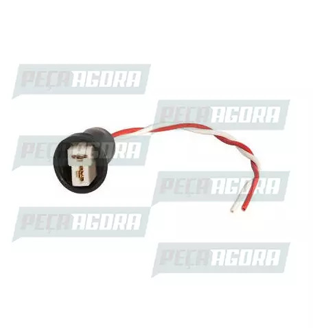 SOQUETE 2 VIAS COM GUARDA PO TIPO FASTON 6,3MM P/10 LEDS PL9948 PRADOLUX (453658