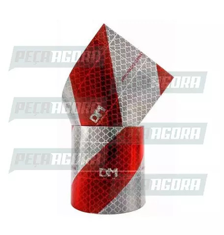 FAIXA PARACHOQUE TRASEIRA OBRIGATORIA REFLETIVA KIT COM 2,40 MTS. DM (457694)
