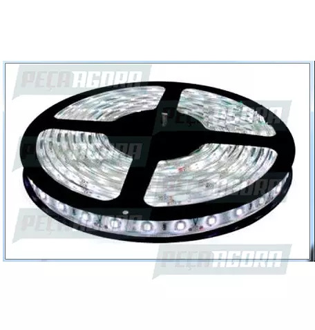 LAMPADA IMPORTADA LED FITA 12V 300 LEDS BRANCA LARGA (05 MTS) SILICONE (427192)