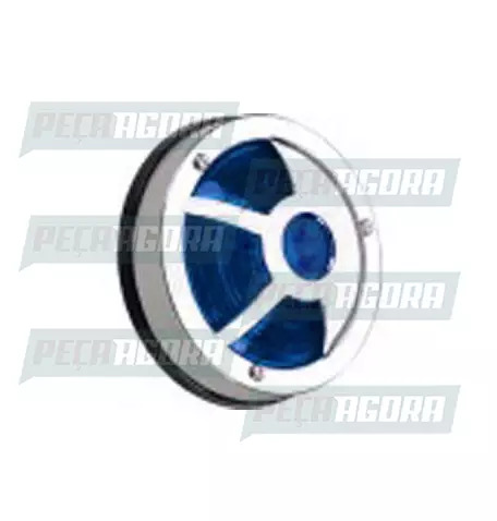 LANTERNA ESTRIBO CROMADA 03 JANELAS - AZ 1117/3CR SINALSUL (421266)