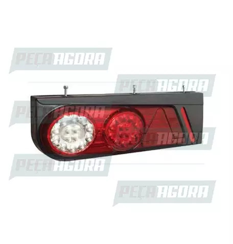 LANTERNA TRASEIRA LED KIT RANDON/CARRETA 2015 COM 28 LEDS DIREITO PRADOLUX PL220