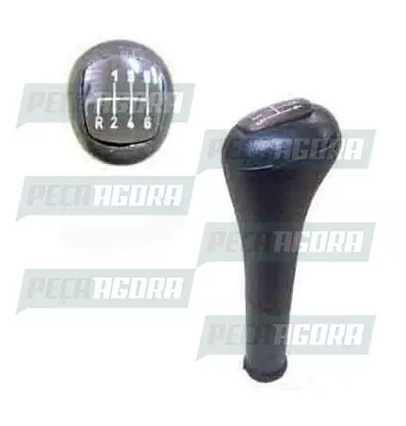 BOLA CAMBIO MERCEDES BENZ PUNHO PRETO LONGA 6 MARCHA COM TAMPA (440418)