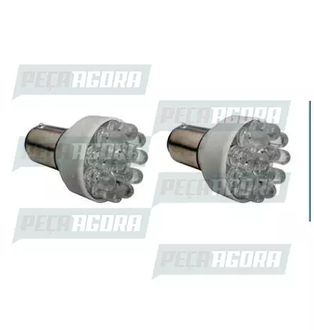 PAR LAMPADA IMPORTADA LED 1034 24V 10 LEDS BRANCA (PAR) (439936)