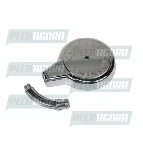 CALOTINHA CROMADA PLASTICA DESMONTAVEL REDONDA CAPANEMA RODOAR (420881)