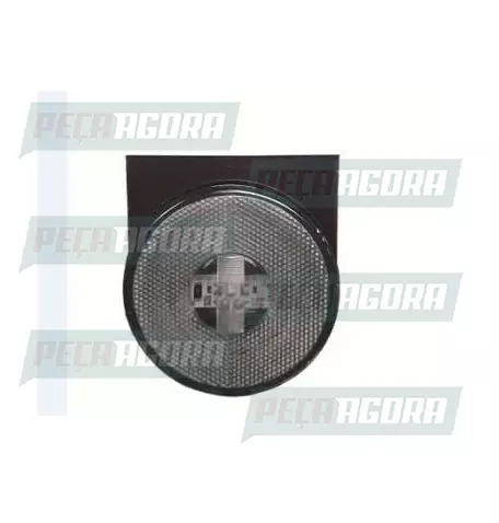 LANTERNA LATERAL CARRETA 2000 LED COM SUPORTE COM FIOS BIVOLT CR 85MM (458688)