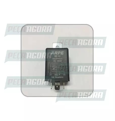 RELE PISCA UNIVERSAL ALTA POTENCIA PLASTICA 04 TERMINAIS 12V 500W ARPE (68854473