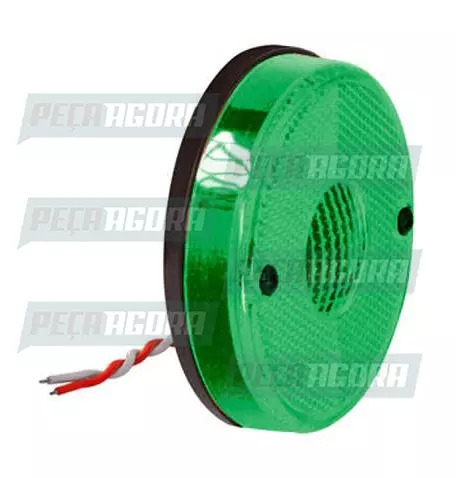 LANTERNA LATERAL RANDON 2000 LED SOQUETE INTERNO BASE RETA VD.PRADOLUX PL0526 (4