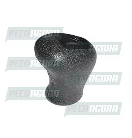 BOLA CAMBIO MERCEDES BENZ 1935 BICUDO CURTA PRETA MACIA SEM TAMPINHA (422799)