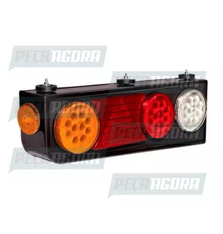 LANTERNA TRASEIRA KIT RANDON 30 LED 24V COM TRIANGULO PS DIREITO  PRADOLUX PL207